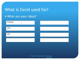 You can code to automate. Introduction To Microsoft Excel Ppt Download