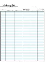 Balancing Your Checkbook A Step By Step Guide Checkbook Register Checkbook Money Template