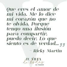 Muchas Veces El Amor Es La Ilusion De Vivir Frasesdeamor Cancionesromanticas Rickymartin In 2020 Words Word Search Puzzle
