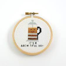 It's a brewtiful day cross stitch pattern, coffee pun, modern cross stitch, coffee pdf pattern, funny cross stitch, beautiful day ringcat 5 out of 5 stars (2,702) $ 3.00. It S A Brewtiful Day Cross Stitch Pattern Coffee Pun Etsy