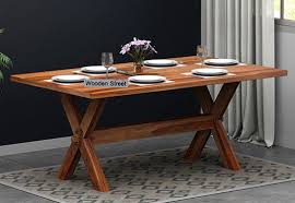Best Wooden Dining Table In Chennai Online At Wooden Street 6 Seater Dining Table Dining Table Design Modern Dining Table