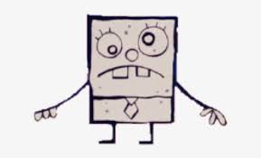 How to draw doodlebob from spongebob squarepants. Spongebob Sticker Doodle Bob Transparent Png 612x417 Free Download On Nicepng