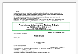 La tenue d'une assemblée générale de copropriété (ag), qui réunit à la fois le syndic (celui qui gère l'immeuble), le conseil syndical (composé de copropriétaires élus) et les différents copropriétaires des biens composant l'immeuble, est obligatoire au moins une fois par an. Modifier La Date Du Proces Verbal Ou De La Convocation A L Assemblee Generale Des Coproprietaires
