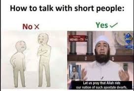 How to talk to short/tall people 【meme】. How To Talk To Short People 2 Steemit