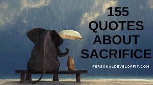 It feels great to celebrate our friends for. 155 Quotes About Sacrifice A Collection Of The Best