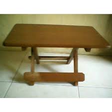 Harga daun meja kayu top table pine baru. Meja Lipat Kayu Jati Ukuran 40 Shopee Indonesia