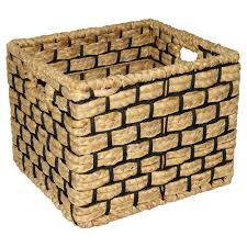Large Milk Crate Natural With Black Accent Threshold In 2020 Crate Crafts Milk Crate Shelves Milk Crates Diy