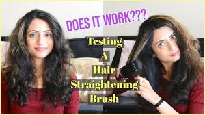 A flat iron isn't the only game in town. Testing A Hair Straightening Brush Does It Work Revlon Hair Straightener Review Himani Aggarwal Youtube