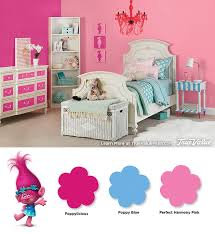 Make Poppy S Pink Princess Girls Bedroom Come To Life With These Shades Of Easycare Paint From True Va Girls Princess Bedroom Room Ideas Bedroom Bedroom Themes