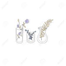 See more ideas about bullet journal doodles . Three Simple Bullet Journal Plants In Vases And Jars Cute And Simple Aesthetic Doodle Set Stock Photo Picture And Royalty Free Image Image 154539772