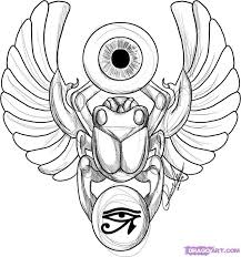 Egypt Scarab Beetle Good Luck In The Afterlife Tattoos Tatouage Egyptien Dessin Egyptien Scarabee Egyptien