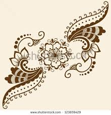 Vector Abstract Floral Elements In Indian Mehndi Style Abstract Floral Vector Illustration Design Element Henna Designs Beautiful Arabic Mehndi Designs Henna