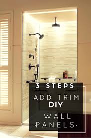 The sleek and modern style also adds to the aesthetics, which help to improve the appearance of your rv. 3 Steps To Add Trim And Borders To Diy Shower Wall Panels