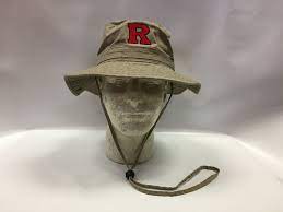 Rutgers Bucket Hat Beige Scarlet Fever Rutgers Gear