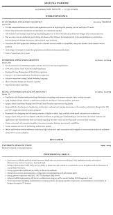 Microservices (or microservices architecture) are a cloud native architectural approach in which a single application is. Enterprise Application Architect Resume Sample Mintresume