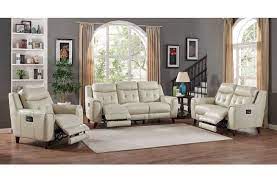 Paramount Cream Leather Power Reclining Living Room Set From Amax Leather Coleman Furnitu Living Room Sets Living Room Sets Furniture 3 Piece Living Room Set