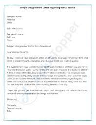 Respond to an inquiry about products or services; Disagreement Letter With A False Accusation Samples Example And How To Write A Plus Topper