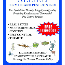 We understand the threat of termites, bed bugs, fungus, carpenter ants, carpenter bees and more in the roanoke area. Allied Termite And Pest Control Offering Residential And Commercial Pest Control Services To Roanoke Nrv Franklin Co Botetourt Salem Vinton And All Surrounding Areas