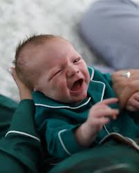 Watson Todd Connolly, I solemnly swear to always bring presents and sneak  you candy when your parents aren't looking. Glad to see that our signature  wink is already coming along nicely😉 @annapconnolly