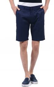 Izod Solid Men Dark Blue Basic Shorts Buy Izod Solid Men