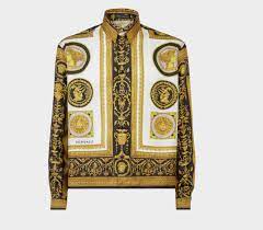 Pin By Noah Sachs On Birthday Printed Silk Shirt Mens Shirts Versace