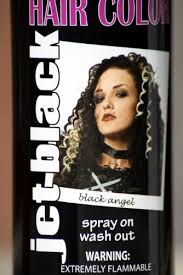 This temporary black hair spray is ideal for parties, special occasions, events, fancy parties, summer concerts and other special events. Spray On Wash Out Black Hair Color Tempo Buy Online In Mongolia At Desertcart