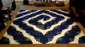In the next 7 layouts, the same block is used, with different coloring. Quilting Made Easy Curved Log Cabin Layouts Youtube