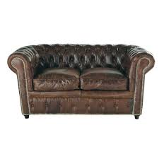 Kunden haben sich ebenfalls angesehen. Gestepptes 2 Sitzer Sofa Aus Leder Braun Chesterfield Maisons Du Monde