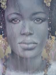 Black Mama by Simona Marziani (2021) : Painting Oil, Charcoal