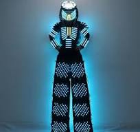 Amazon.com: Earthradius Robot Costume Adult LED Robot ...