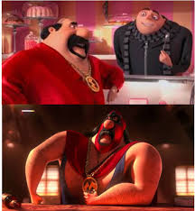 Check spelling or type a new query. In Despicable Me 2 2013 Eduardo Perez El Macho In Disguise Has An E Necklace For Eduardo When He Is El Macho The Necklace Is Turned Around To Form An M For