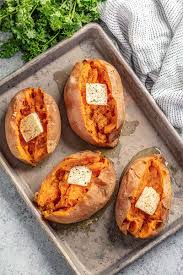 Place the butter into a medium sized pot, then melt it over medium heat. Perfect Baked Sweet Potatoes