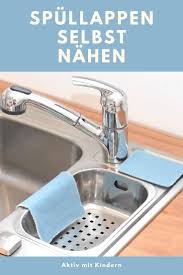 Spultucher Und Kuchenlappen Aus Baumwolle Selbst Nahen Aktiv Mit Kindern Stofftasche Plastiktute Lappen