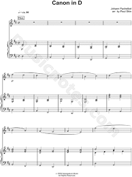 (optional violin iii part to replace the viola part included). Johann Pachelbel Canon In D Flute Piano Sheet Music In D Major Download Print Sku Mn0068632