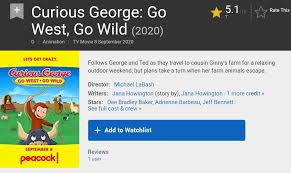 Watch movie netflix curious george: Curious George Go West Go Wild 2020 Webrip 720p Telegraph