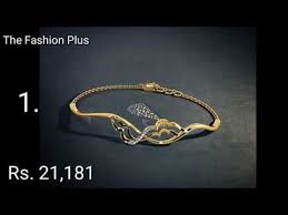 Light Weight Gold Bracelets Designs With Price By Blue Stone Youtube Gold Jewelry For Sale Blue Stones Jewelry Bracelet Designs