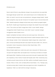 Seperti yang telah terlansir pada semuanya termaktub jelas dalam hadits. Doc Assignment Ctu Azhari Azmi Academia Edu