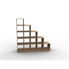 Concevoir et aménager votre intérieur, modernité et authenticité, travail sur la matière, respect des lignes, épure, harmonie. Bibliotheque Sous Escalier Sur Mesure