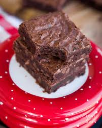 easy brownies made with cocoa powder