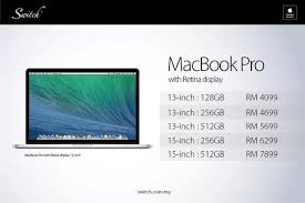 Macbook pro screen malaysia price, harga; Switch Apple Mac On Twitter Visit Any Switch Outlet And Test Drive A Macbook Pro Yourself Switch Apple Malaysia Http T Co O12y8nnjtf