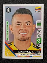 2018 3R Russia World Cup FIFA #358 Edwin Cardona Colombia Soccer Team  Sticker