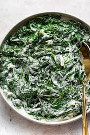 This Creamed Spinach Recipe Is Made With Cream Cheese Heavy Cream Parmesan Cheese Onions Creamed Spinach Recipe Creamed Spinach Recipe Easy Creamed Spinach