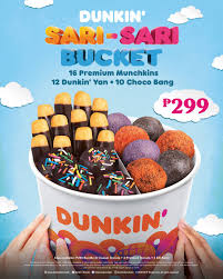 This subreddit is for all things related to dunkin donuts. Dunkin Donuts New Sari Sari Bucket Includes Different Dunkin Favorites