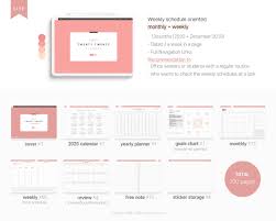 2020 Dated Yearly Digital Planner Ipad Planner Tablet Etsy Digital Planner Yearly Planner Planner