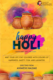Earth group wishes you a very happy and colourful holi! Holi Greetings And Wishes Videos Vriddle