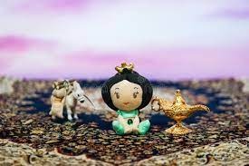 A Photo Of Princess Jasmine Baby Plush Doll Aladdin S Lamp And A Donkey Animal On Magic Carpe Editorial Image Image Of Film Beautiful 151418655