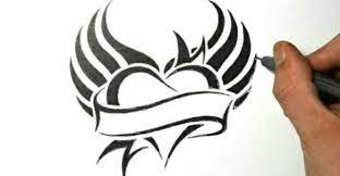 If you're going to do color, be on the safe side and use tattoo ink. How To Make Heart Love Simple Tattoo Designs With Pen Men And Women Tattoo Blog