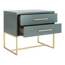 Estelle Nightstand Teal Mesa E Cadeiras De Madeira Estilos De Decoracao Para Casa Mesas De Cabeceira