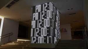 Hikari No Tokei Window Display Design Lighting Design Interior Clock