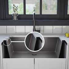 However, in this case i think it would look better to go flush rather than notch the trim around the door. Undermount Sink Reveals Positive Negative And Zero Reveals Explained